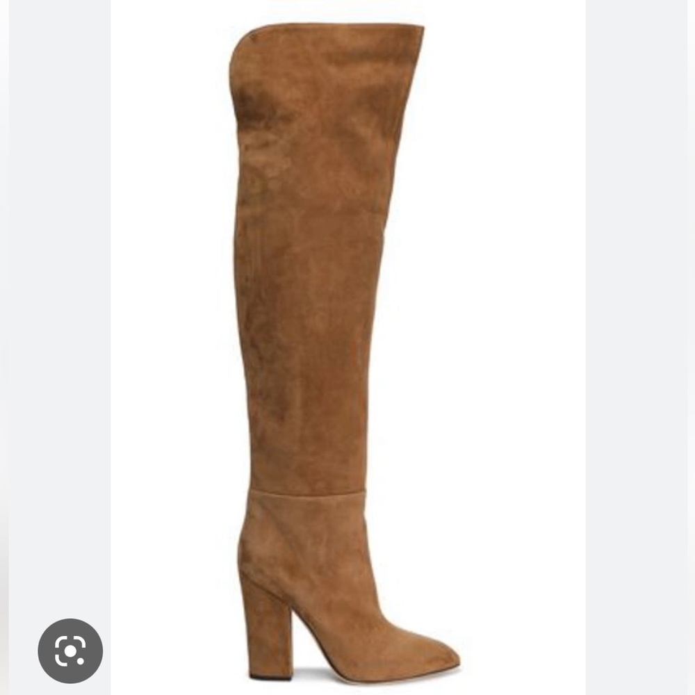 Sergio Rossi Scarlett suede over the knee boots 37.5 new!